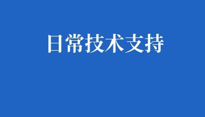 日常技术支持 